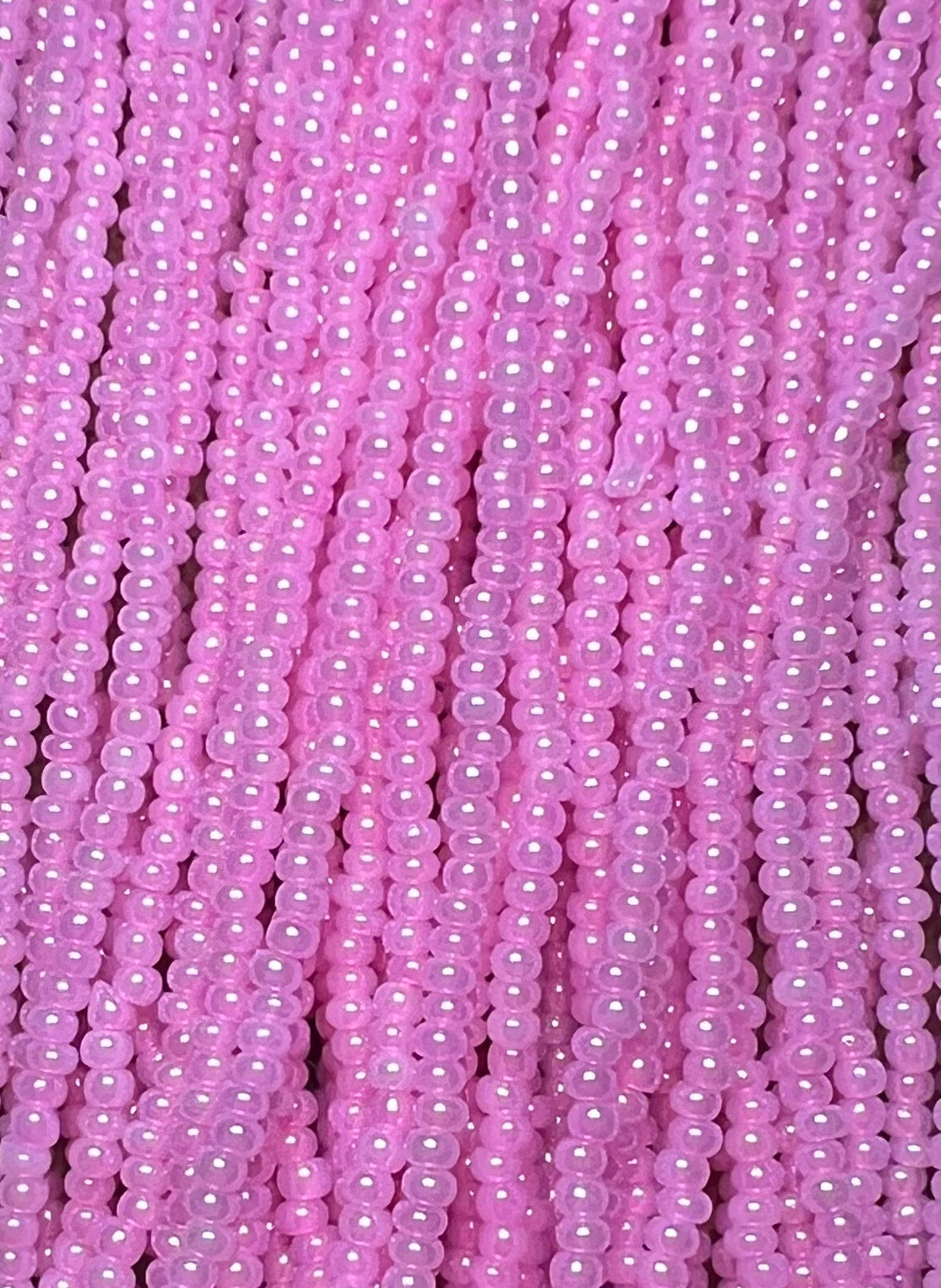 Czech Seed Beads, 11/0 - Pearlized Ceylon Pink (Strung) Hank
