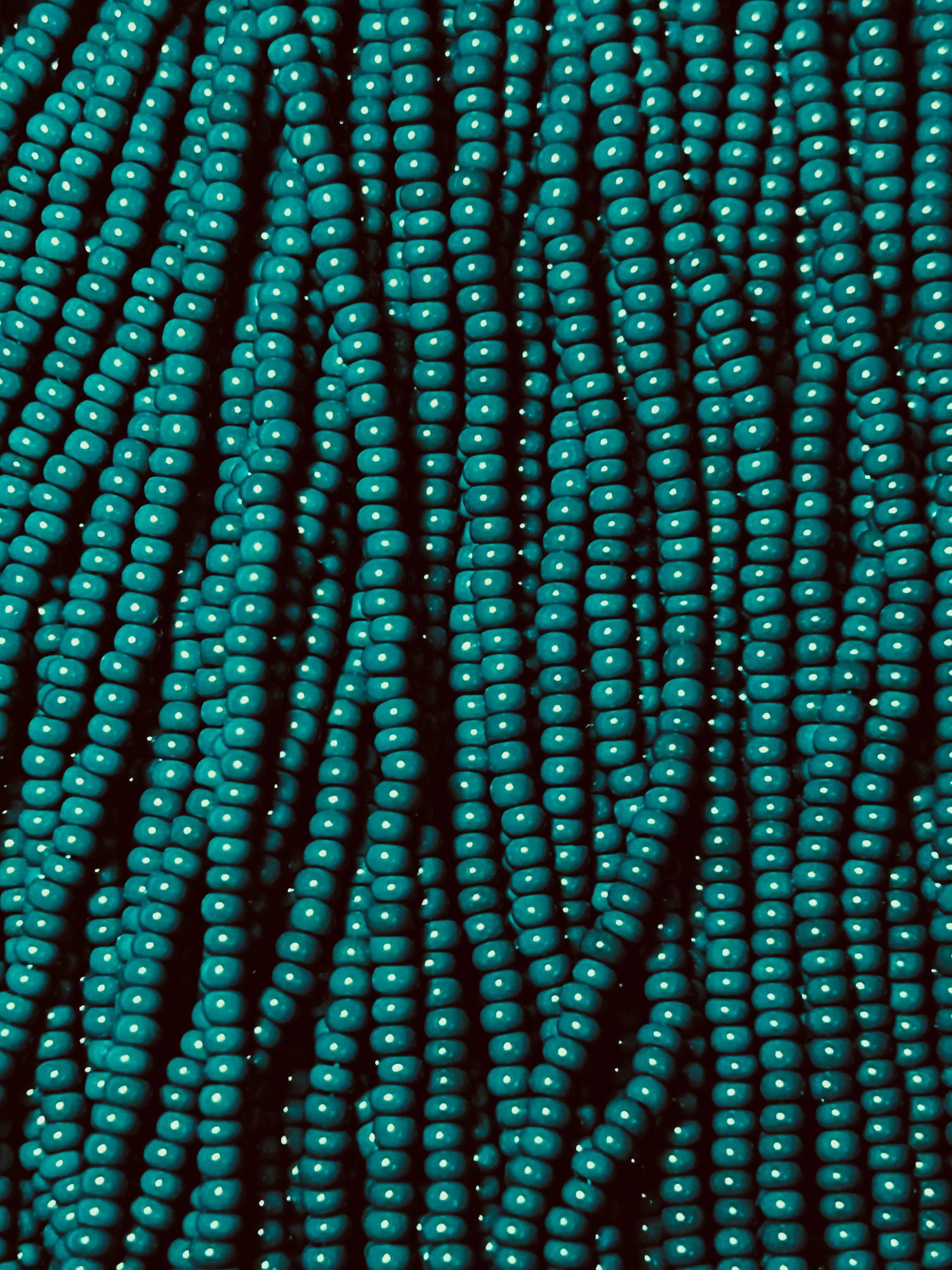 Czech Seed Beads, 11/0 - Opaque Olive Green (Strung) Double Hank