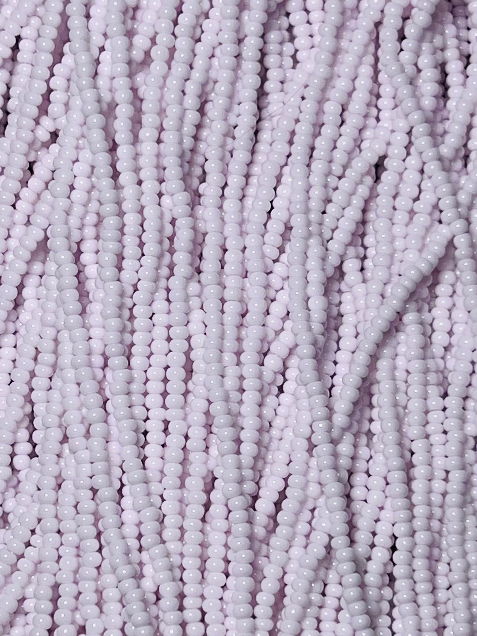 Czech Seed Beads, 11/0 - Opaque Pink (Strung) Hank