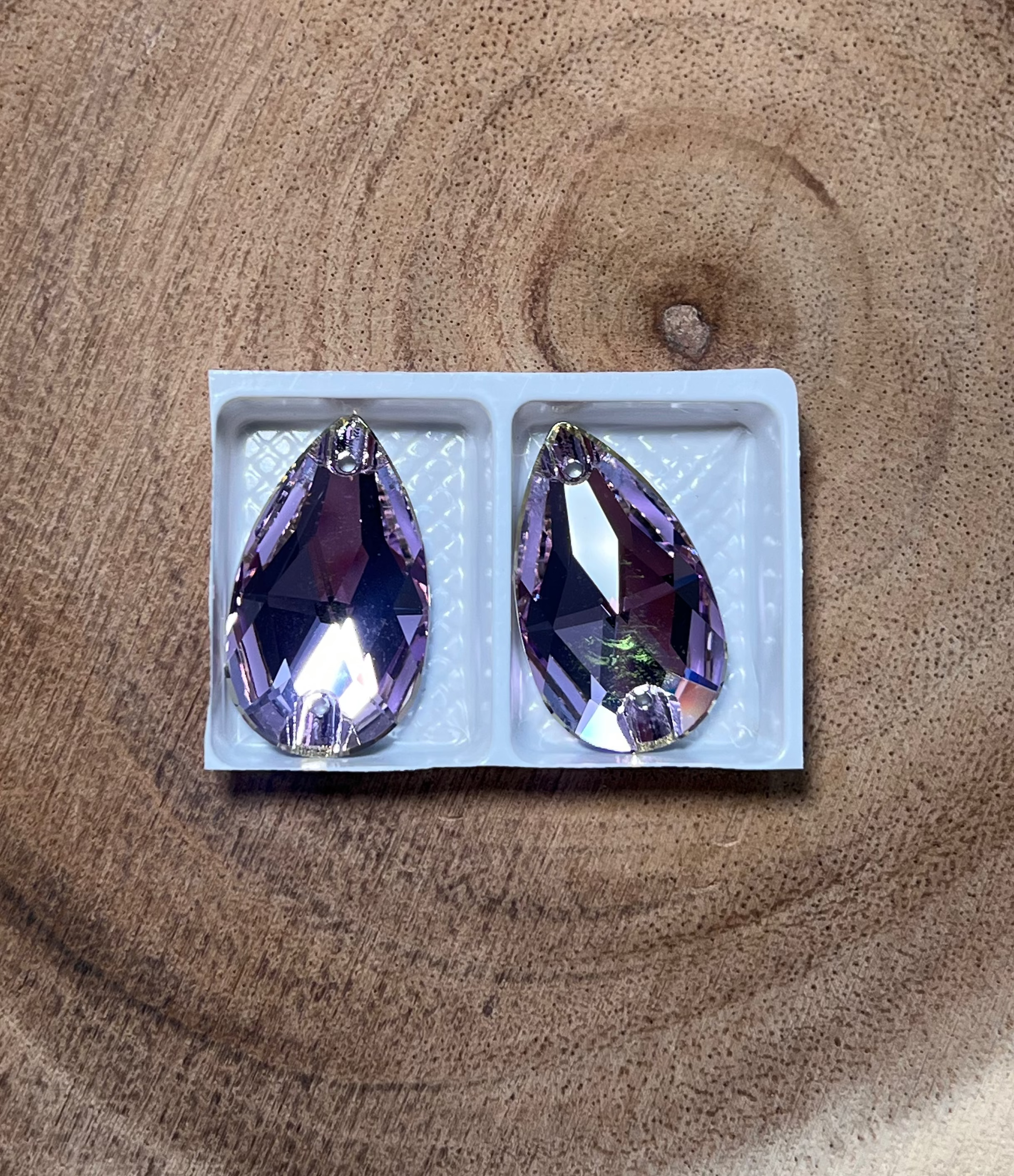 Teardrop Gem Vitrail Light 17x28mm