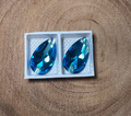 Teardrop Gem Aquamarine 17x28mm